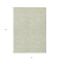 Homeroots 8' X 10' Artichoke Green And Ivory Floral Washable Indoor Outdoor Area Rug 594602 - alternate 2