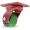 Hamilton Kingpinless Swivel Caster, 4" x 2" Duralast (95A) Wheel, 3/4" Sealed Precision Ball Bearings S-ZFHS-4DB-FB - alternate 1