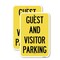 Signmission Guest and Visitor Parking, 18'' X 24'' 2 Signs, Heavy Gauge Aluminum, 2PK A-1824-2PACK-23933 - alternate 1
