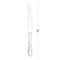 Smarty Had A Party Clear Baroque Disposable Plastic Dinner Knives, 480PK 8320-CL-CASE - alternate 2