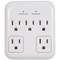 Powerzone Outlet Tap, Surge, 5 Outlet(s) Gray/White OR802155 - alternate 2