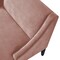 Homeroots 45in Blush And Brown Upholstered Velvet Bench 490857 - alternate 2