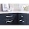 Amerock Urbanite 6-5/16 in 160 mm Center-to-Center Polished Chrome/White Cabinet Pull BP77816026WHT - alternate 2