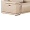 Homeroots Beige Leather Power Reclining U Shaped Twelve Piece Corner Sectional With Console 643936 - alternate 2