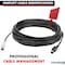 Kable Kontrol Write On Zip Tie Tags, 2in x 3in Flag Top, 12in L, 120 Lbs Strength, 100 Pcs, Red, 100PK CTWO-12-100-RD - alternate 2