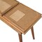 Homeroots 47in Brown Solid Wood Storage Bench With Cabinet 718236 - alternate 2
