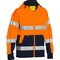 Bisley ANSI Type R Class 3 Full Zip Hooded Sweatshirt with Sherpa Lining 323M6988T-ORNV/L - alternate 1