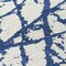 Homeroots 8' Navy Blue And Ivory Round Abstract Washable Indoor Outdoor Area Rug 614373 - alternate 2