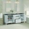 James Martin Vanities Myrrin 72in Double Vanity, Bright White w/ 3 CM Parisien Bleu Silestone Top 485-V72-BW-FPBL - alternate 2