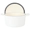 Crockpot Artisan 7 Quart Round Enameled Cast Iron Dutch Oven with Lid in Linen 137366.02 - alternate 2