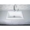 Kingston Brass 33" Cast Iron Self-Rimming Single Bowl Drop-In Kitchen Sink, 2-Hole, White GT332292 - alternate 2