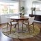 Homeroots 8' Round Taupe Round Abstract Washable Non Skid Indoor Outdoor Area Rug 559200 - alternate 3