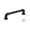 Kingston Brass 10-Pack Cabinet Industrial Pipe Pull for Kitchen, 128 mm, Matte Black RK22091MB - alternate 1