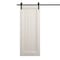Sartodoors Modern Barn Door 32 x 80 inches, Ego 5006 Painted White Oak, 6.6FT Rail Track Heavy Hardware Set ,  EGO5006BD-B-PWO-32 - alternate 1