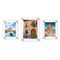 Azar Displays Floating Acrylic Gallery Wall Frame Set, 1" Stand off, Gold, 3PK 105704-GLD - alternate 2