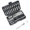 Vulcan Vulcan TS-402-1/4SA/ME Metric/SAE Socket Set, Chrome Vanadium Steel, 40-Piece TS-402-1/4SA/ME - alternate 1