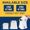 Lifemaster Furniture Riser Set, Non-Slip Design for Bed, Chair, Sofa, Desk, White, 8PK LMBEDWHT8 - alternate 2