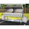 Koolmore 72 in. 10-Burner Commercial Propane Gas Grill with Two 36 in. Stainless-Steel Roll Dome Covers CGKIT7-D36D36 - alternate 2
