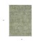 Homeroots 3' X 5' Artichoke Green Geometric Washable Indoor Outdoor Area Rug 607464 - alternate 2