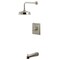 Kingston Brass Single-Handle Pressure Balanced Tub and Shower Faucet, Brushed Nickel KB5898AX - alternate 1