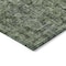 Homeroots 3' X 5' Artichoke Green And Black Damask Washable Indoor Outdoor Area Rug 605091 - alternate 2
