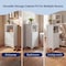 Happimess Serene 27.5"H Handcrafted Acacia Wood Bathroom Freestanding Floor Bathroom Storage Cabinet w/Louver SHF2001W - alternate 2