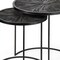 Homeroots Set of Two 20" Black Round End Table, 2PK 380716 - alternate 3