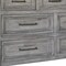 Homeroots 62" Brown Solid Wood Seven Drawer Double Dresser 524607 - alternate 2