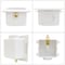 Everflow Icemaker Outlet Box W/ Valves; 1/2'' CPVC; White ABS (Single) SB100-C - alternate 3
