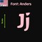 Aacc Self-Adhesive Vinyl Letter: j, Scale: 19 in. Color: Pink Font: Anders by, 24PK AACC-Anders-lj-Pink-I19x24 - alternate 1