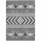 Homeroots 8' X 10' Gray Charcoal And Silver Southwestern Washable Indoor Outdoor Area Rug 613912 - alternate 2