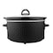 Brentwood Industries 3.5 Quart Diamond Pattern Slow Cooker in Black SC-136BK - alternate 2