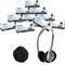 Hamiltonbuhl HamiltonBuhl HygenXWR25BK Disposable Ear Cup Covers; Black; 2.5 in. Personal HygenXWR25BK - alternate 2