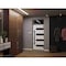 Vdomdoors Front Exterior Prehung Steel Door Ronex0131 Grey Transom Window Sidelite Entry Metal Modern Painted RONEX0131EXD-GRE-W36 X H80+16-RH-I - alternate 2