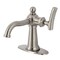 Kingston Brass One-Handle Single-Hole Bathroom Faucet with Deck Plate and Push Pop-Up Drain, Brushed Nickel KSD3548TKL - alternate 1