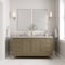 James Martin Vanities Chicago 60'' D Vanity, Walnut Whisper, w/ Jasmine Pearl Silestone Top w/FreePower Wireless Charger 503-V60D-WLW-FEJP - alternate 2