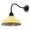 Jonathan Y Aurora 12.25" 1-Light Farmhouse Industrial Iron LED Gooseneck Arm Outdoor Sconce, Matte Yellow JYL7613H - alternate 2