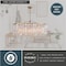 Vaxcel Elsa 5 Light Gold Brass Modern Coastal Glam Linear Chandelier Island Pendant Fixture H0282 - alternate 2