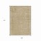 Homeroots 9' X 12' Tan And Beige Abstract Washable Indoor Outdoor Area Rug 616038 - alternate 2