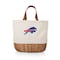 Picnic Time Family Of Brands Buffalo Bills - Promenade Picnic Basket, (Beige Canvas) 203-20-187-044-2 - alternate 1
