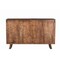 Homeroots Three Piece Dark Brown Solid Wood Bedroom Set 552145 - alternate 2