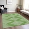 Homeroots 5' X 8' Green And Ivory Geometric Washable Indoor Outdoor Area Rug 598563 - alternate 2