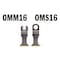 Cmt 1-3/4in PLUNGE & FLUSH-CUT FOR WOOD&METAL - BIM+TiN, 50PK OMM16-X50 - alternate 1