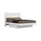 Homeroots Four Piece White Solid and Manufactured Wood Bedroom Set With Mirror 366263 - alternate 2