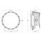 Rigid Industries 360-Series RGBW 9 in Offroad Lamp Drive Beam w/RGBW Backlight Pod, Single 36421 - alternate 2
