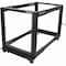 Startech.Com 12U Adjustable Depth Open Frame 4 Post Server Rack w/ Casters / Levelers and Cable Management Hooks 4POSTRACK12U - alternate 1