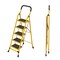Wrightmaster 5.7 ft. Steel Lightweight Step Ladder, 10 ft. Reach w/Non-Marring Feet 300 lb. Capacity ZoroYGHS5B - alternate 1