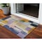 Homeroots 3' X 5' Plum Purple And Copper Abstract Washable Indoor Outdoor Area Rug 604378 - alternate 1