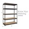 Hirsh Boltless Shelving Unit, 18 in D x 48 in W x 72 in H, 5 Shelves, Steel 17313 - alternate 3