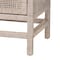 Bali & Pari Vivan Natural Rattan Storage Cabinet, 3-Drawer, French Grey 272-14903-ZORO - alternate 2